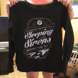 Sleeping with sirens long sleeve shirt
